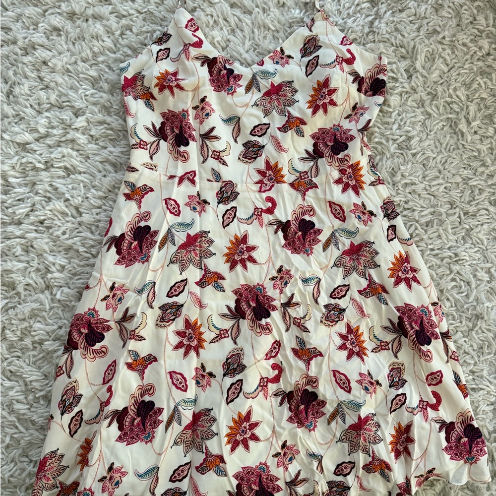 LOFT Multicolor Floral Dress